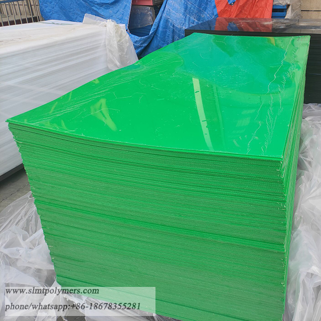 Green HDPE Sheets China Plate Plastic Panel Glossy Boards