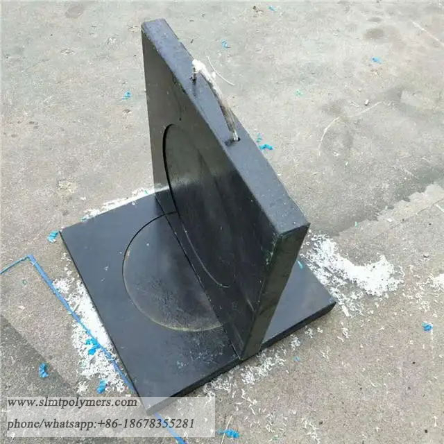 Medium Outrigger Pad 24" X 24" 1.5" Black Outrigger Pads for Boom Truck
