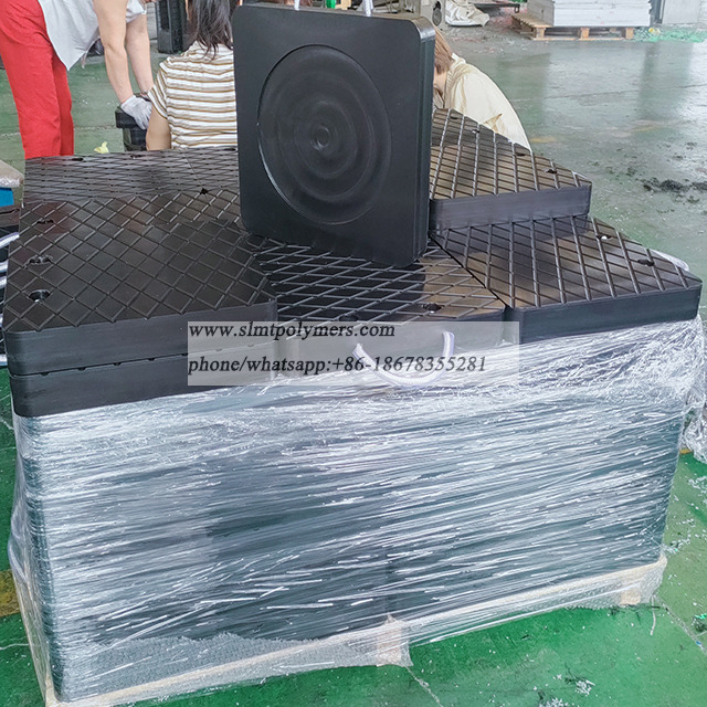 Crane Stability Mats Floats Outrigger Pads Anti-Slip UHMWPE Mobile Crane Outrigger Pads