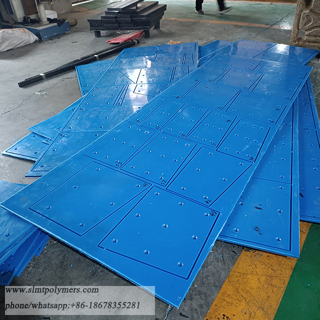 Tivar 88 Blue Color Chute Liner Belt Conveyor Liner Plate
