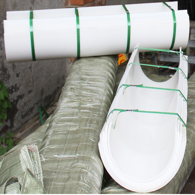 PE1000 UHMWPE Bulk Material Wear Cone Chute Liner Bend Half Circle Conveyor Liner Sheet