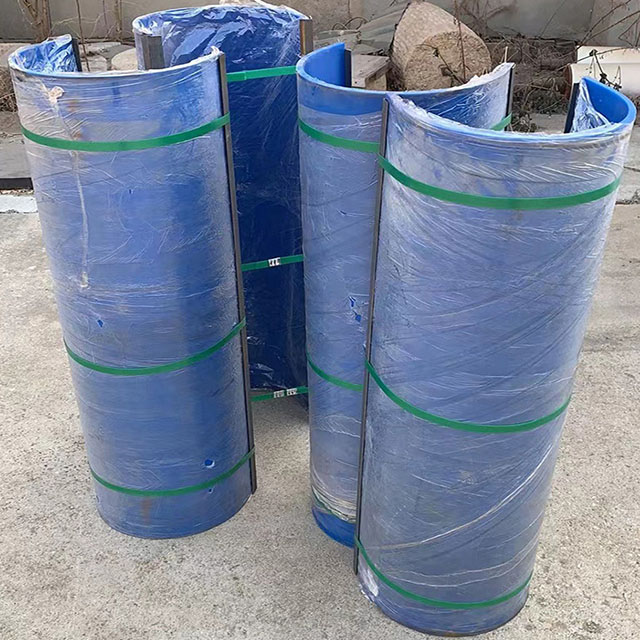 Silo Chute Conveyor Black T1000 Uhmw Polyethylene Panel T88 Blue Sheet UHMWPE Liner