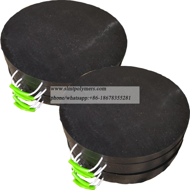 Round Impact Resistance Uhmwpe Outrigger Pads for Crane Mats