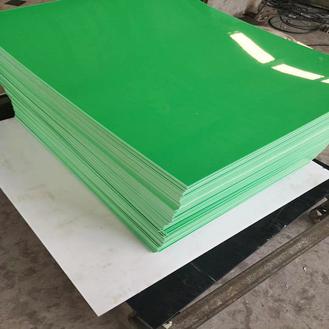 Green Hdpe Sheet Platic Glossy Board Pe500 Plate