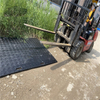 Temporary Construction Ground Production Hpde Plastic Bog Mat Pad 10mm 12mm 12.7mm Thickness Polyethylene Mat