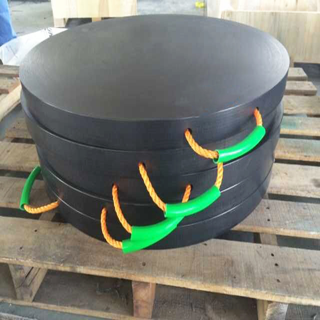 Stackable Jacking Block Uhmwpe Crane Mat Caravan Crane Outrigger Pads Crane Foot Bearing Pads