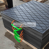 Heavy Duty Crane Uhmwpe Crane Support Mat Jack Stabilizer Pad Outrigger Pads