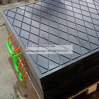 Crane Foot Support Plate Hdpe Plastic Jack Pads Mobile Crane Outrigger Pads