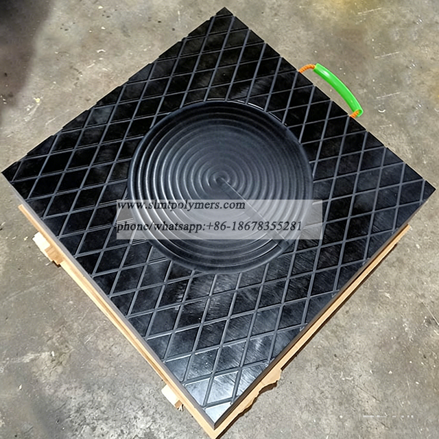 Mobile Crane Outrigger Pads UHMWPE Polymer Crane Pads
