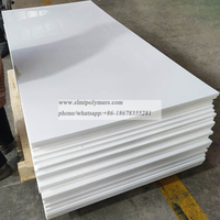 4x8 Plastic Sheets Black White PE500 Plate Hdpe Sheet