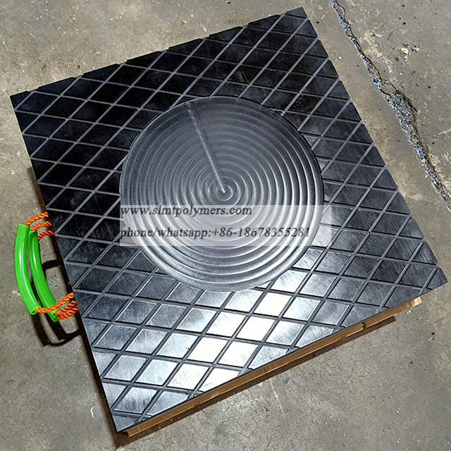Mobile Crane Outrigger Pads UHMWPE Polymer Crane Pads