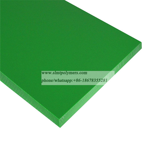 HMW (Ultra High Molecular Weight) Polyethylene Plastic Sheet Green Color