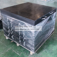 800x800x60mm UHMWPE Crane Leg Pad Plastic Outrigger Pads