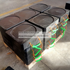 Black 800*800*60mm Outrigger Cranes Leg Pad with Big Load Bearing Support Uhmwpe Plastic Crane Pads