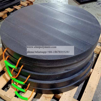 Round Or Jack Pads Crane Uhmwpe Polymer Outrigger Pads