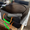 Black 800*800*60mm Outrigger Cranes Leg Pad with Big Load Bearing Support Uhmwpe Plastic Crane Pads